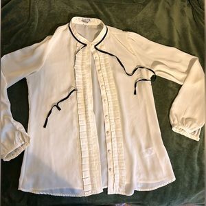 white dressing shirt long sleeve